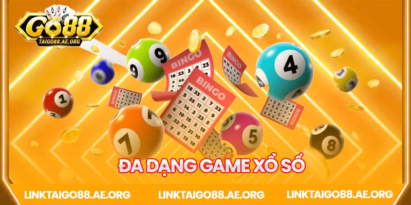 Go88 đa dạng game xổ số